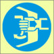 Cartello fotoluminescente Portello di sicurezza