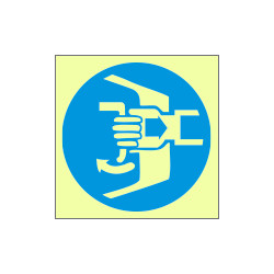 Cartello fotoluminescente Portello di sicurezza