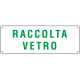 Cartello raccolta VETRO