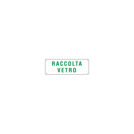 Etichetta adesiva raccolta VETRO