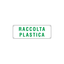 Etichetta adesiva raccolta PLASTICA