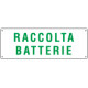 Etichetta adesiva raccolta BATTERIE