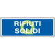 Cartello informazione Rifiuti solidi