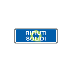 Cartello informazione Rifiuti solidi