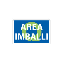 Cartello qualità AREA IMBALLI