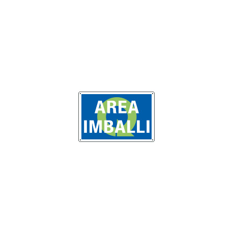 Cartello qualità AREA IMBALLI
