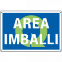 Cartello qualità AREA IMBALLI