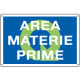 Cartello qualità AREA MATERIE PRIME