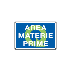 Cartello qualità AREA MATERIE PRIME