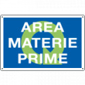 Cartello qualità AREA MATERIE PRIME