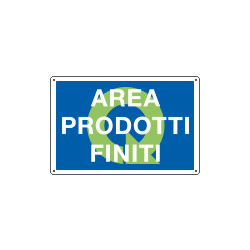 Cartello qualità AREA PRODOTTI FINITI