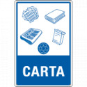 Cartello rifiuti "CARTA"