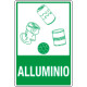 Etichetta autoadesiva rifiuti"ALLUMINIO"