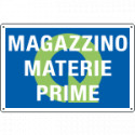 Cartello QUALITA MAGAZZINO MATERIE PRIME