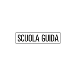 Pannello rifrangente SCUOLA GUIDA