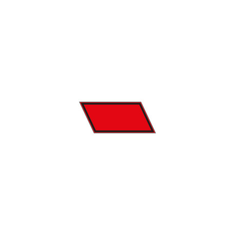 Pellicola adesiva "conto proprio" PVC rosso