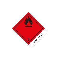 Etichetta 100x120 FLAMMABLE UN 1197