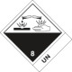 Etichetta 100x120 CORROSIVE UN