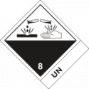 Etichetta 100x120 CORROSIVE UN