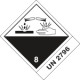 Etichetta 100x120 CORROSIVE UN 2796