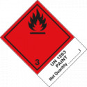 Etichetta 100x130 FLAMMABLE UN1263. . . . .
