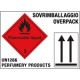 Etichetta 245x175 FLAMMABLE UN1266 . . . .