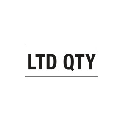 Etichetta adesiva LTD QTY