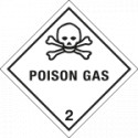 Etichetta adesiva POISON GAS (2)
