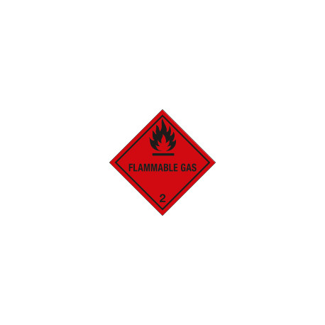 Etichetta adesiva FLAMMABLE GAS (2)