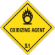 Etichetta adesiva OXIDIZING AGENT (5. 1)