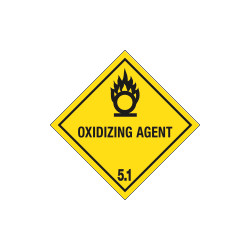 Etichetta adesiva OXIDIZING AGENT (5. 1)