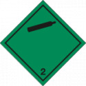 Etichetta adesiva NON FLAMMABLE COMPR. GAS (2)