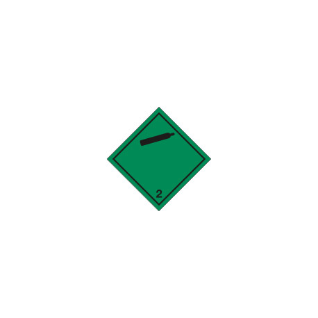 Etichetta adesiva NON FLAMMABLE COMPR. GAS (2)