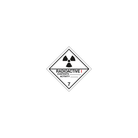 Etichetta adesiva RADIOACTIVE I (7)