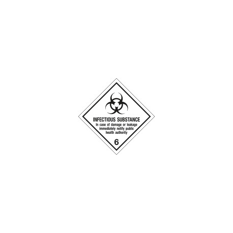Etichetta adesiva INFECTIOUS SUBSTANCE (6)