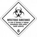 Etichetta adesiva INFECTIOUS SUBSTANCE (6)