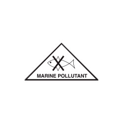 Etichetta adesiva marine pollutant nero