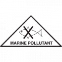 Etichetta adesiva marine pollutant nero