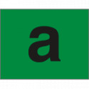 Etichetta verde lettera a (circolazione autorizzata)