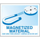 Etichetta adesiva MAGNETIZED MATERIAL