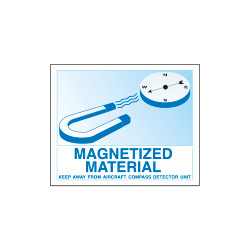Etichetta adesiva MAGNETIZED MATERIAL