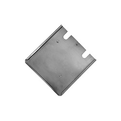 Supporto porta cartelli o etichette acciaio inox con gancio