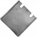 Supporto porta cartelli o etichette acciaio inox con gancio