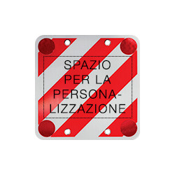 Pannello carichi sporgenti con personalizzazione a richiesta no omolog