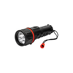 Torcia a Led interamente in gomma escluso batterie