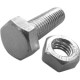 Conf. 100 bulloni TE 8x25 con dado 8x6