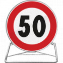 Cavalletto richiudibile con disco da 60 CL 1 "limite mass. veloc. 50km"