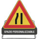 Cavalletto richiudibile con triangolo da 60 CL 1 "fig. 385 C. d. S. "