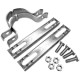 Kit 2 fissaggi certificati ricambio diam. mm 60 per attacco stradale