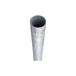 Palo tubolare zincato spess. mm 2 diam. 48 mt. 2 h.